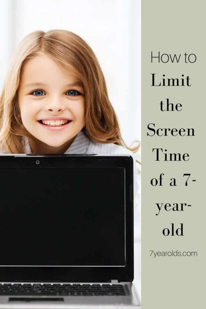 How To Limit The Screen Time Of A 7 Year Old 7 Year Olds